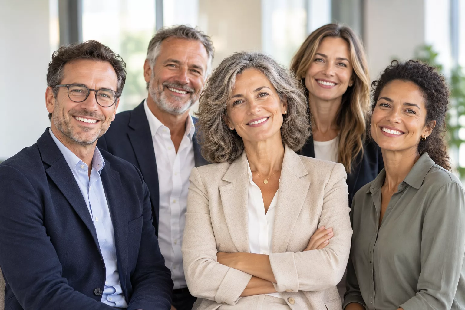 Une équipe de collaborateurs accompagnés par Juste Retraite